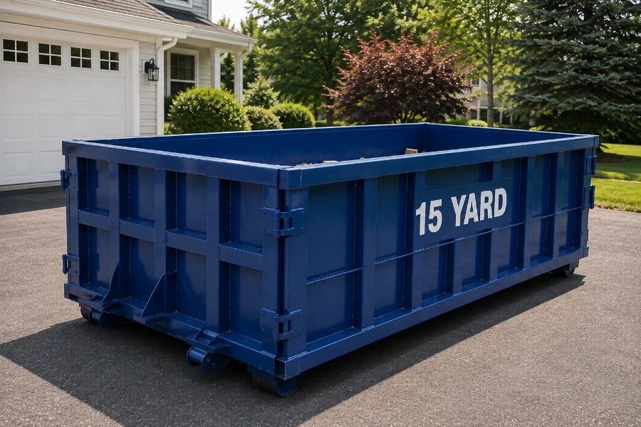 15 yard roll off dumpster