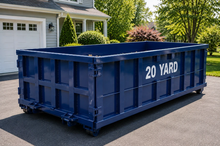 20 yard roll off dumpster