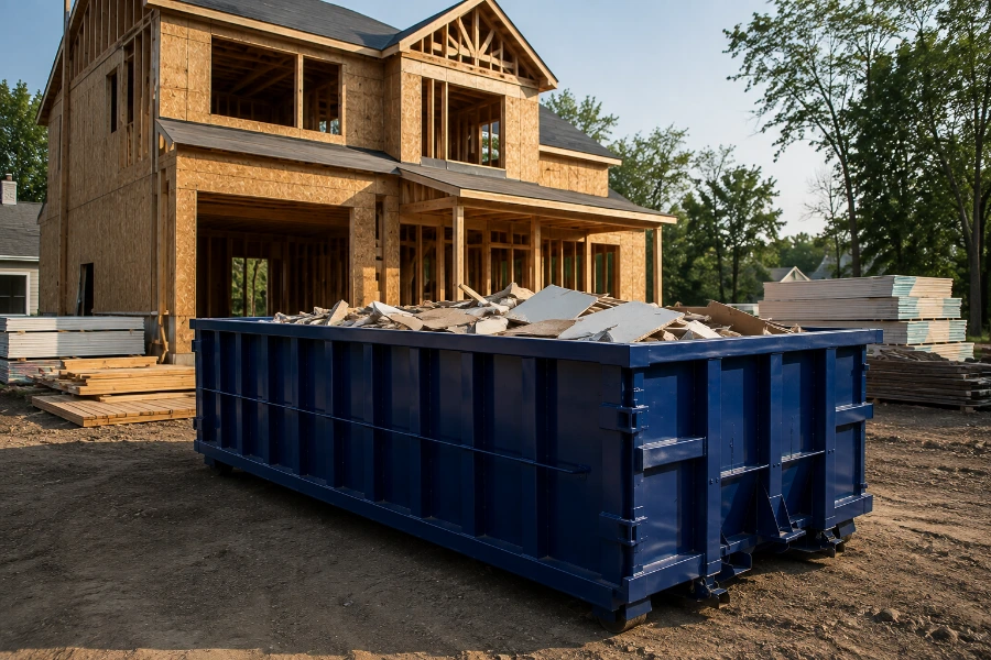 Construction dumpster rental in Schenectady