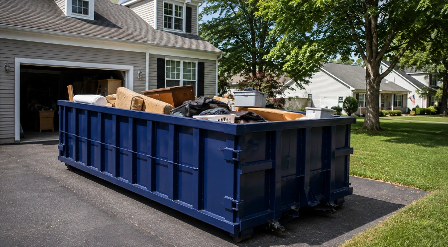 Home cleanout dumpster rental in Schenectady