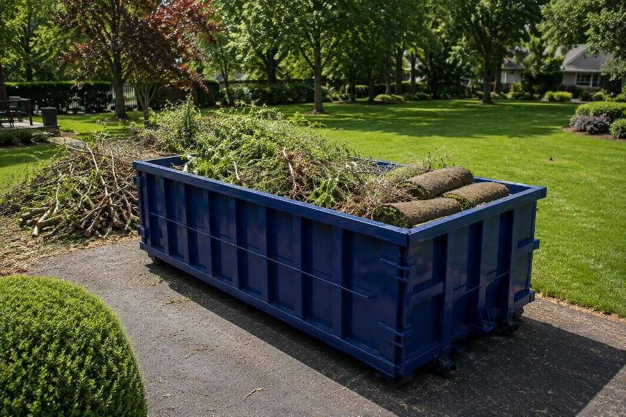 Landscaping dumpster rental