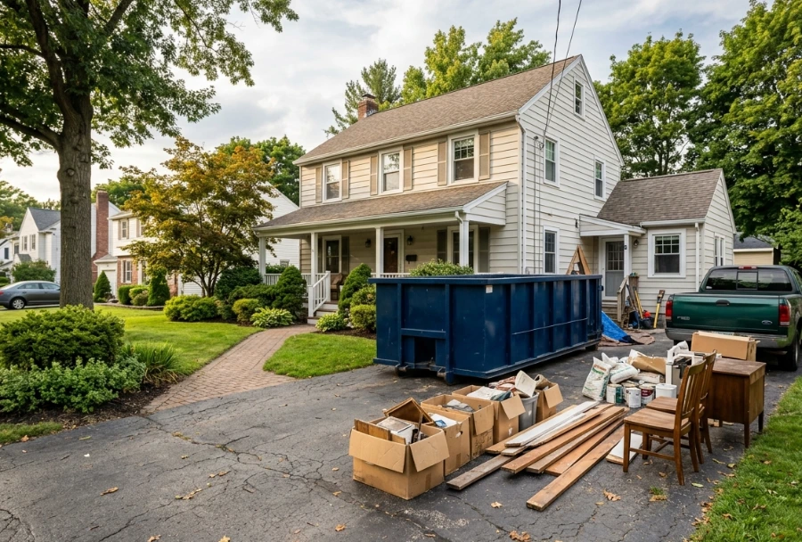 Residential dumpster rental